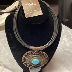 TOYKO. FUNKY LARGE TRIBAL INSPIRED  necklace